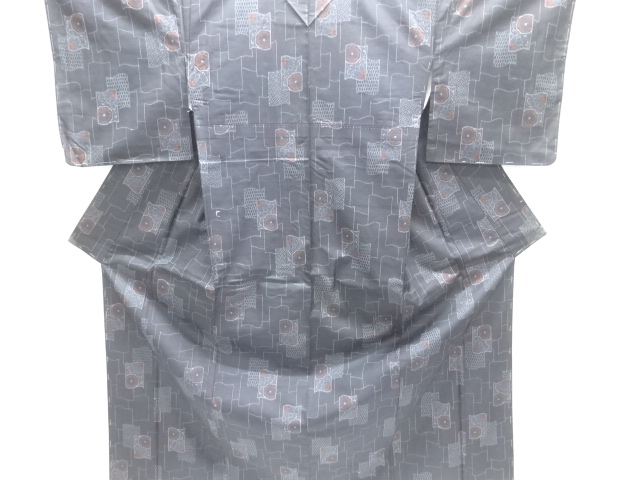 Japanese Kimono / Tsumugi Omeshi Silk